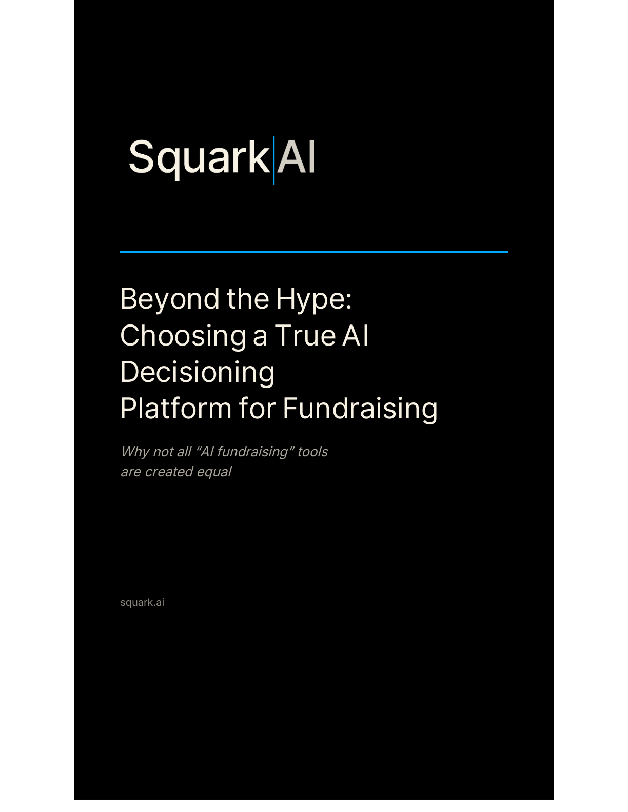Beyond the Hype: True AI Decisioning white paper cover